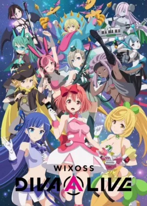 Постер «WIXOSS»: Дива в прямом эфире | анимав Постер «WIXOSS»: Дива в прямом эфире | анимав